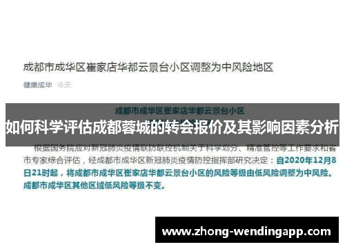 如何科学评估成都蓉城的转会报价及其影响因素分析